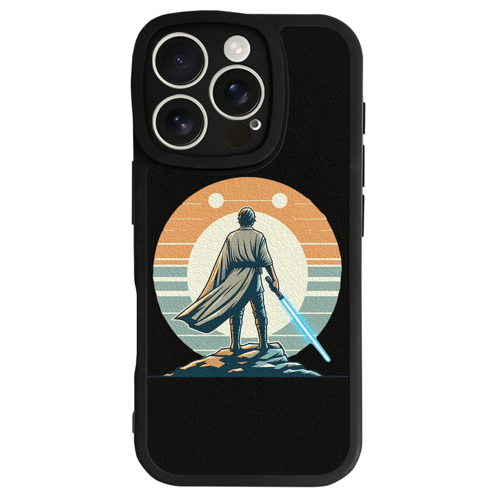 （画像用） スター・ウォーズ Star Wars 【iPhone 16シリーズ対応】シリコンスマホケース（レザー調） 材質：シリコン